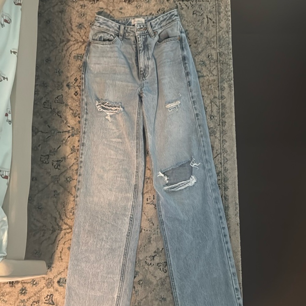 Pacific Sun wear light blue ripped jeans. Worn a few times in great condition.